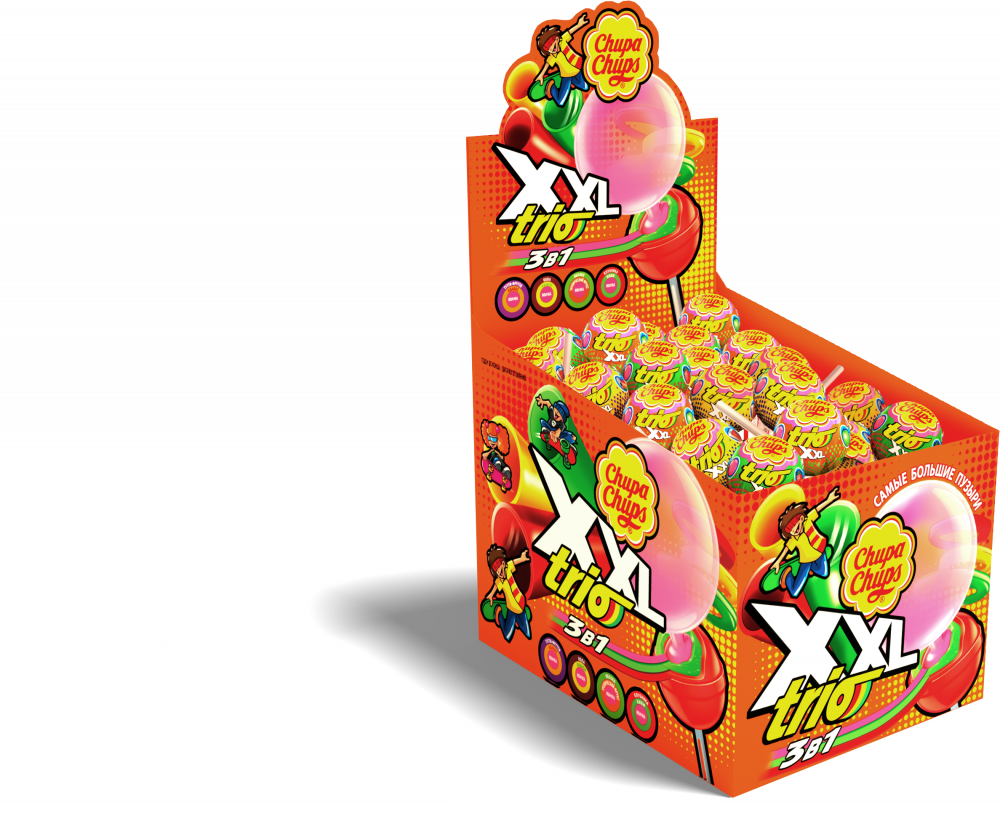 Чупа Чупс карамель XXL Trio 29г. Чупа Чупс XXL трио. Карамель chupa chups XXL 4d 29 г. Чупа-Чупс 29г 40*12 XXL 4d.