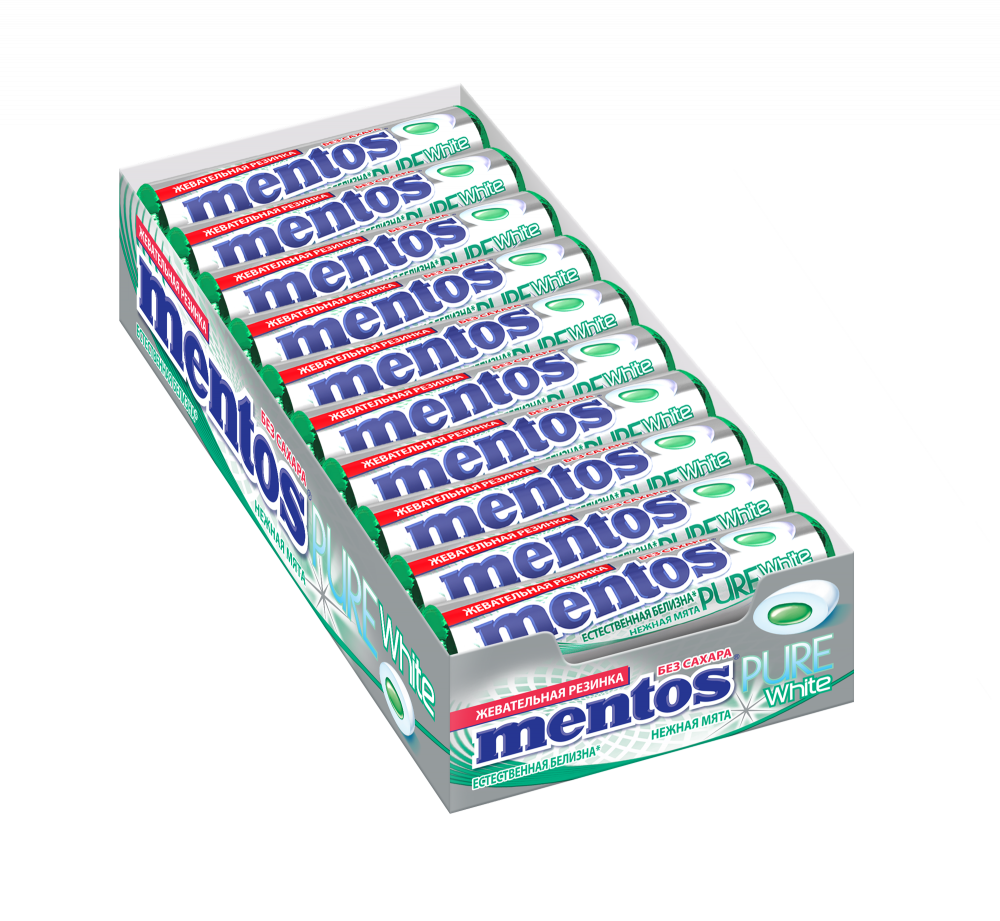 Ментос Ролл Нежная Мята 12x24x15,5г